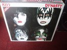 Kiss LP Dynasty RED Vinyl mit Poster