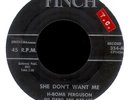 H BOMB FERGUSON She Don't Want Me on Finch R&B Rocker Blues 45 Hear