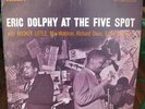 Eric Dolphy-At the Five Spot V.1-Rare Jazz LP-Blue Lbl. Issue-Mono-RVG
