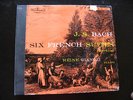 J.S. BACH Six French Suites Complete/Reine Gianoli, Piano 1953/3 LP set