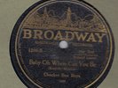 1920S JAZZ/DANCE BAND  CHECKER BOX BOYS  BROADWAY 1271  E+