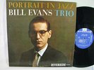 BILL EVANS TRIO   PORTRAIT IN JAZZ   ORIGINAL '59 RIVERSIDE JAZZ LP   NM VINYL 