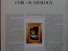 Coil / Scatology Original Issue Postcard Cover LP Force & Form, K.422 FFK1 UK 