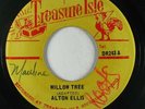 Reggae 45 ALTON ELLIS Willow Tree / Can't Stop Now on Treasure Isle