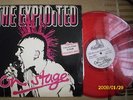 THE EXPLOITED-ON STAGE-RED VINYL-ALBUM-LIMITED-PUNK-SEX PISTOLS