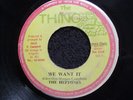WE  WANT  IT  /  THE  HEPTONES  /  orig  THING  7 in  1977  *  TOP  ROOTS  *