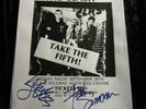 THE CLASH  Autographed Vintage Tour Flyer