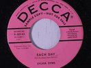 SYLVIA SYMS: Each Day 45 (dj, promo tag ol) rare Soul