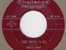 ROCKABILLY HUELYN DUVALL *THREE MONTHS TO KILL* 1958