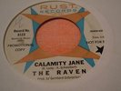 THE RAVEN CALAMITY JANE 45 GARAGE MOD FUZZ RUST 5123 FREAKBEAT DANCER