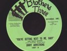 JIMMY ARMSTRONG you're getting next to me RARE NORTHERN SOUL 45 on BROTHERSTHREE