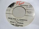 WILLIE J CHARLES Feelin Kinda Lonesome 45 GLAD HAMP promo northern soul VG+ RARE