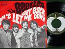 BEATLES French PS 7'' Apple 2C006 04084 Get back 69 Near mint/Ex