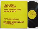 RICHARD LANDRY Having Been Built On Sand LP on Rudiger Schottle Rare Avant Garde