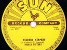 MILLER SISTERS, Finders Keepers/Ten Cats Down, Sun-255, E+/E, Hair Crack