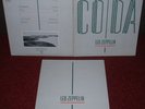 LED ZEPPELIN Coda LP 1982 PROMOTIONAL 1st Press + INNER SUPERB