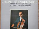 JANOS STARKER Cello Sonatas * CHOPIN / MENDELSSOHN * Sebok * PHILIPS Stereo NM