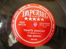rare 78 by THE SPIDERS, 