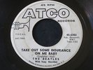 BEATLES Take Out Some Insurance Sweet Georgia Tony Sheridan ATCO WLP 45 HEAR