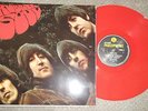 Beatles Rubber Soul GREEK GATEFOLD Orange colored vinyl LP w Champaign Pic