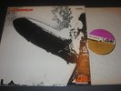 Led Zeppelin I first pressing of their first album, LP, record plum/beige label