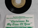 MONKEES CHRISTMAS IS MY TIME OF YEAR 45 VINYL RECORD SET DAVY JONES DOLENZ TORK