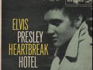 RARE ELVIS PRESLEY EP    HEARTBREAK HOTEL  NO DOG LABEL  RCA  EPA-821  45 & PS