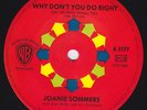 JOANIE SOMMERS Why Don't You Do Right NEW BREED R&B 45 popcorn Mark Murphy HEAR