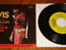 ELVIS PRESLEY Burning Love Picture Sleeve & 45 Rpm
