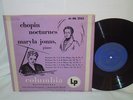 MARYLA JONAS Chopin Nocturnes 10-Inch LP US 1950 orig Columbia ML 2143