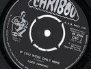 LORD TANAMO - I LOVE YOU TRULY - Caribou 1965 - EX