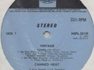 Canned Heat - 'Vintage' 1969 UK Pye Intl.LP NSPL28129