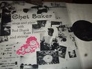 CHET BAKER : SINGS AND PLAYS WITH BUD SHANK JAPAN LP TOSHIBA EMI PACIFIC