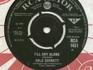 GALE GARNETT I'll Cry Alone ORIGINAL 1965 UK RCA 45 POPCORN Northern MOD EX+