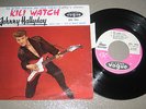 EP 45T BIEM 7812 LABEL ROSE PTTE LANGUETTE TRES RAR JOHNNY HALLYDAY KILI WATCH+3