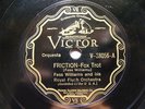 FESS WILLIAMS & ROYAL FLUSH Orch Victor V-38056 JAZZ 78 FRICTION / HERE 'TIS