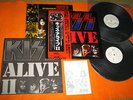 KISS ALIVE II 1977 JAPAN WLP PROMO INITIAL 1st Prs 2 LP+OBI+TATTOOS+COLOR BOOK
