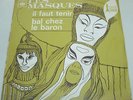 Les MASQUES TRIO CAMARA French 45 Latin Psych Funk Bossa Scat EX