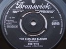 The Who - The Kids Are Alright - UK 45 - Brunswick 05965