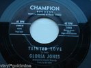 GLORIA JONES TAINTED LOVE BLACK CHAMPION LABEL EX CONDITION