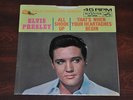 Elvis Presley 45 Record 447-0618 All Shook Up  That's When Your Heartaches Begin