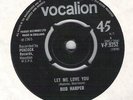 BUD HARPER: MR. SOUL / LET ME LOVE YOU (UK VOCALION 9252) NORTHERN