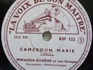78 rpm MWANGA EUGENE cameroun marie / wandende CONGO EX ? listen