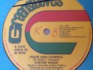 Wayne Wade Poor And Humble / Bunny Lie Lie Babylonian Killer Roots 12