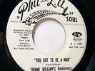 Soul/funk 45 * Frank Williams Rocketeers * You got to be a man * Strong vg++