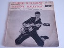 vinyl ep 45t Johnny Hallyday T'AIMER FOLLEMENT RARE  epl. 7.750