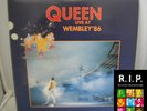 QUEEN LIVE AT WEMBLEY '86 2 LP DOUBLE VINYL 1986 1st UK press + LIBRO IN REGALO