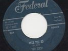 Tiny TOPSY miss you so 45 monster R&B ROCKER northern soul POPCORN mod HEAR ??