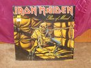 IRON MAIDEN PIECE OF MIND LP NEAR MINT WITH SHRINK WRAP & PROMO PIN UP POSTERS
