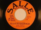 ELLA FITZGERALD soul 45 THESE BOOTS ARE MADE FOR WALKING   SALLE VG+ to VG++